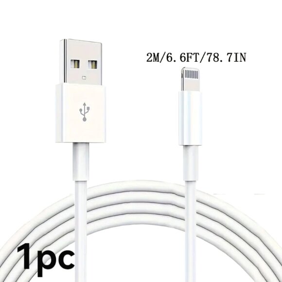 IPhone Charger 6 ft USB Fast Charging Cable For Apple IPhones IPods IPads - Picture 1 of 3
